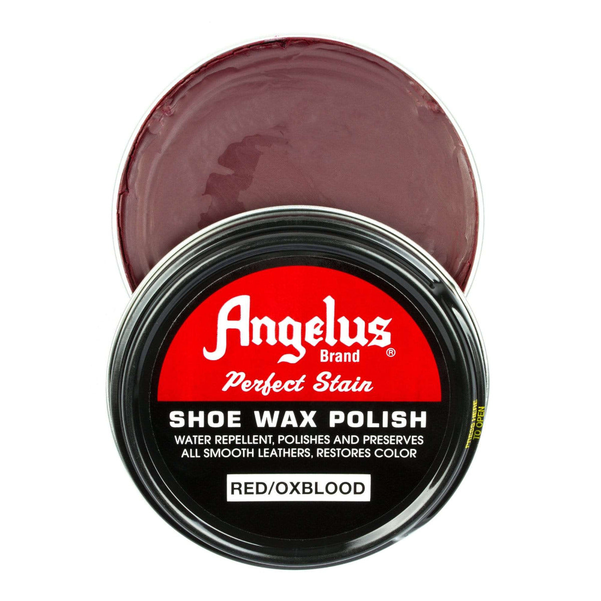 Angelus Shoe Wax Polish Oxblood Red 88 ml