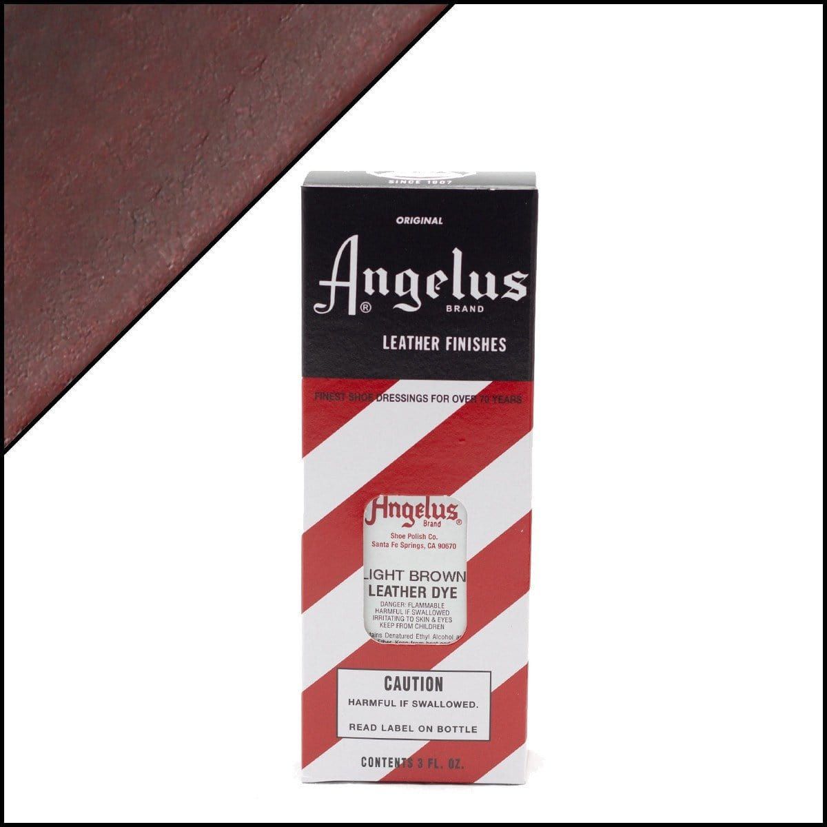 Angelus Leather Dye Light Brown 3oz
