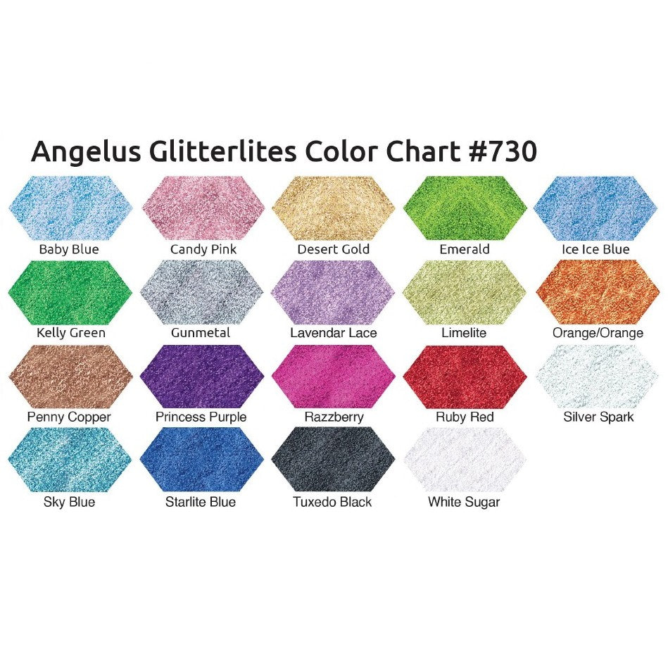 Angelus Glitterlites White Sugar 1oz