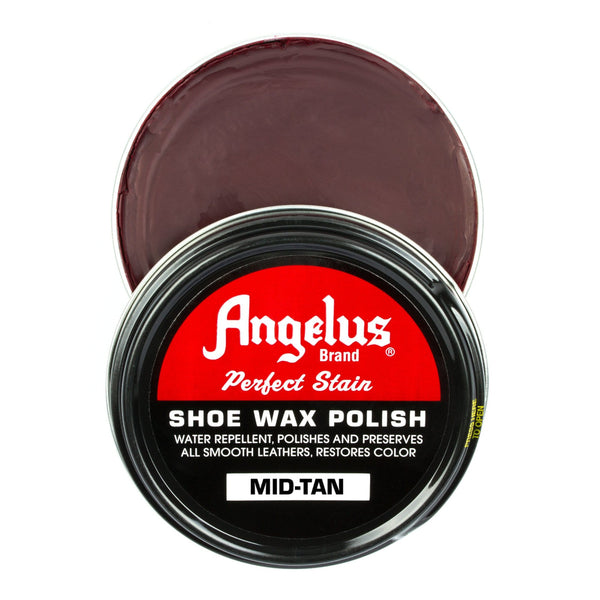 Angelus Shoe Wax Polish Mid-Tan 88 ml