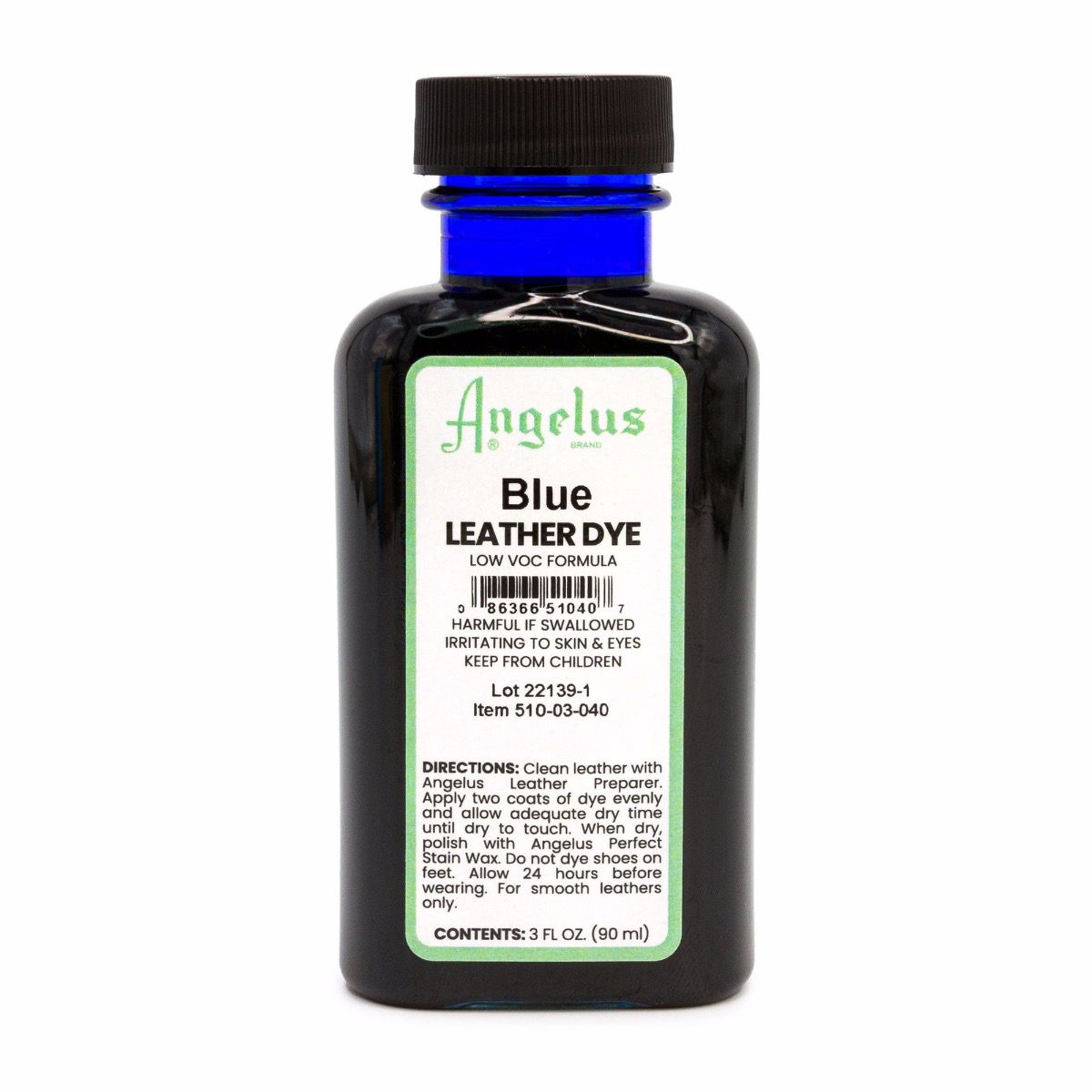 Angelus Blue Low VOC Leather Dye 88ml
