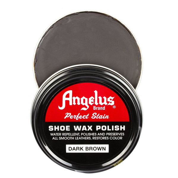 Angelus Shoe Wax Polish Dark Brown 88 ml