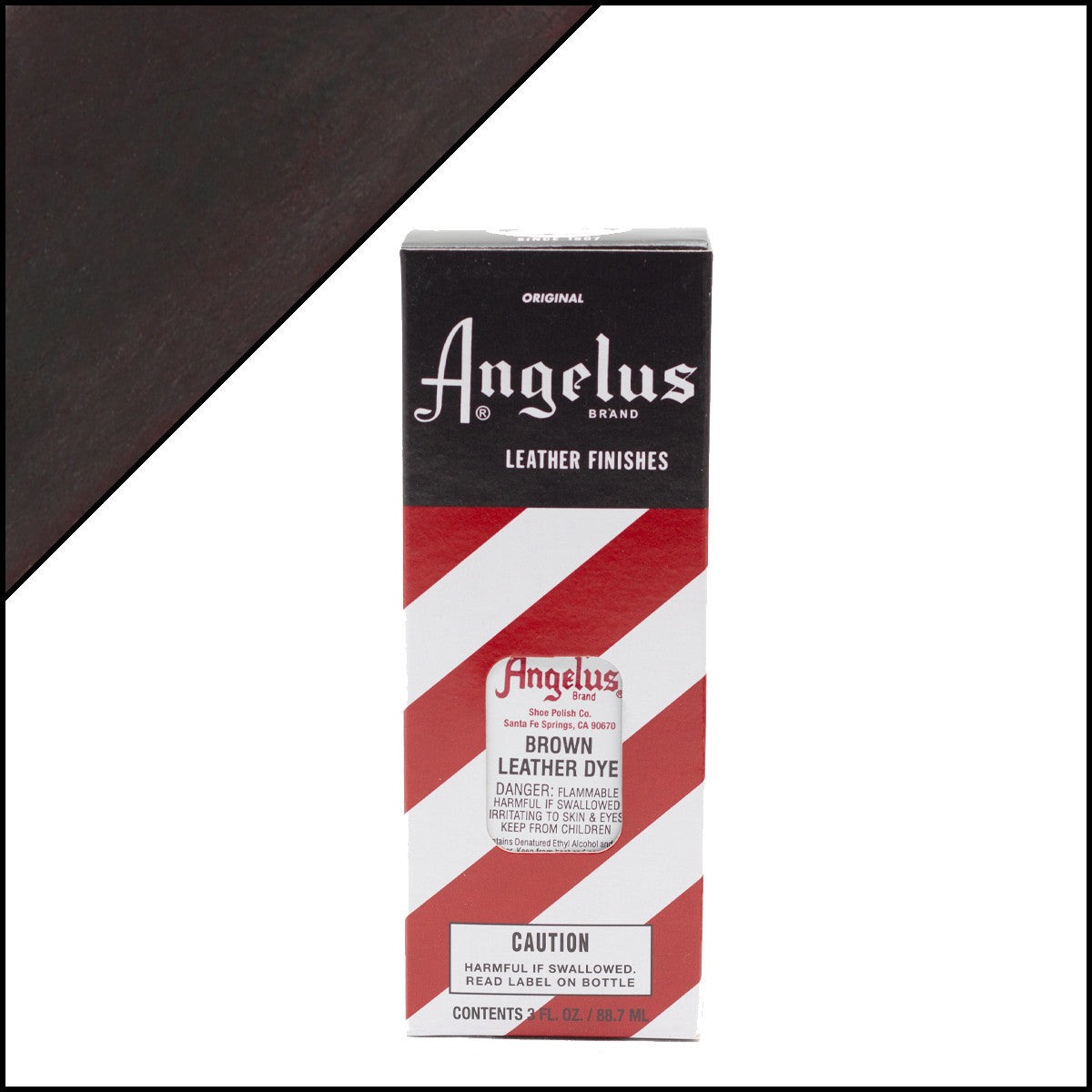 Angelus Leather Dye Brown 3oz