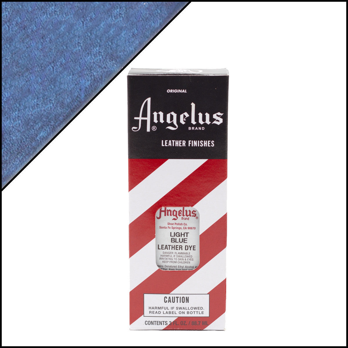 Angelus Leather Dye Light Blue 3oz