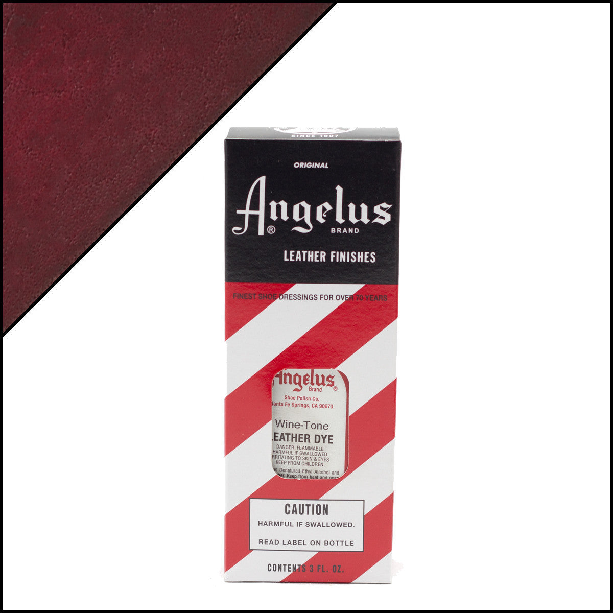 Angelus Leather Dye Wine 3oz