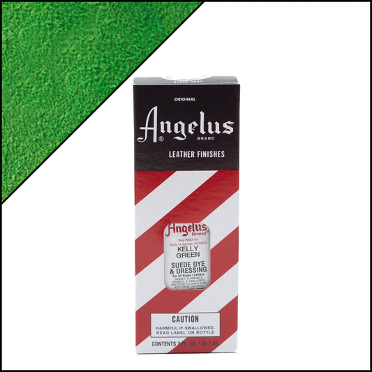 Angelus Suede Dye Kelly Green 3oz