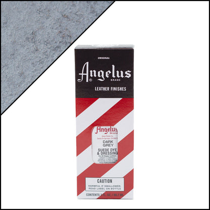 Angelus Suede Dye Dark Grey 3oz