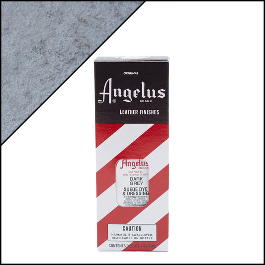 Angelus Suede Dye Dark Grey 3oz