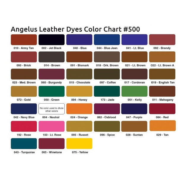 Angelus Leather Dye Mahogany 3oz