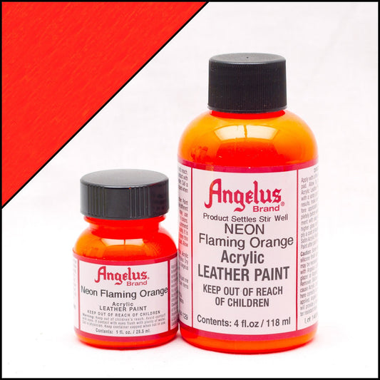 Angelus Leather Paint Flaming Orange