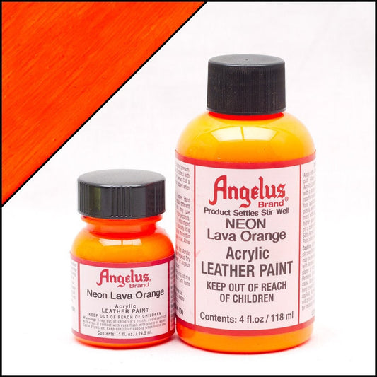 Angelus Leather Paint Lava Orange