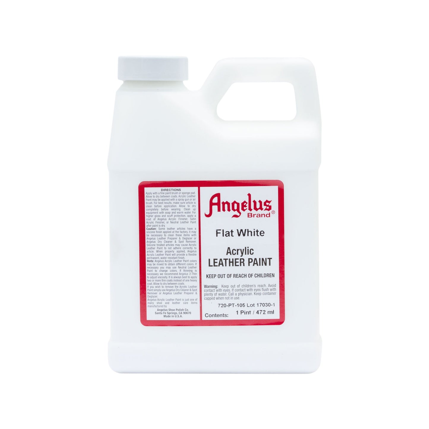 Angelus Leather Paint Flat White