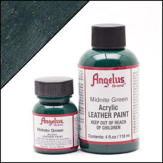 Angelus Leather Paint Midnight Green