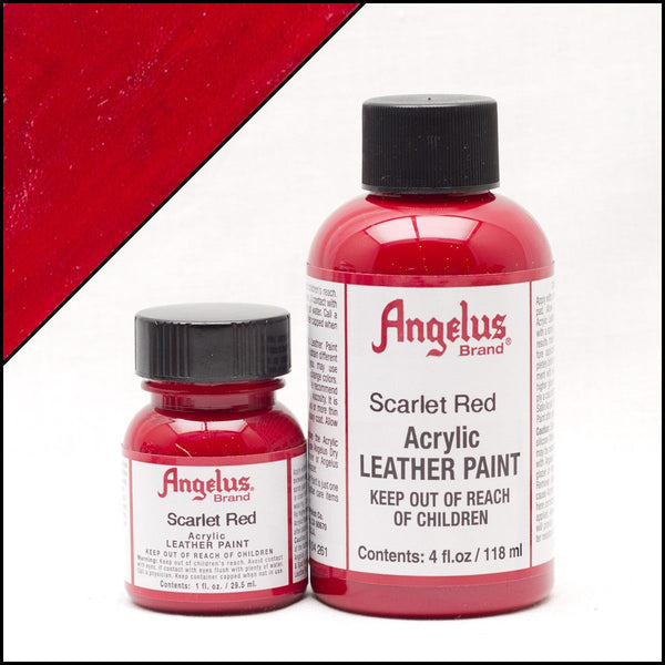 Angelus Leather Paint Scarlet Red