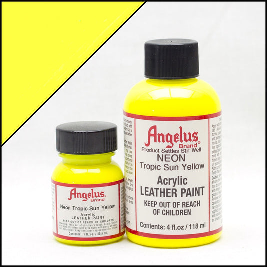 Angelus Leather Paint Tropical Sun Yellow