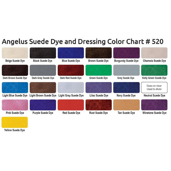 Angelus Suede Dye Wine-tone 3oz