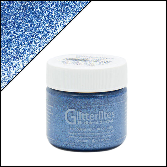 Angelus Glitterlites Baby Blue 1oz