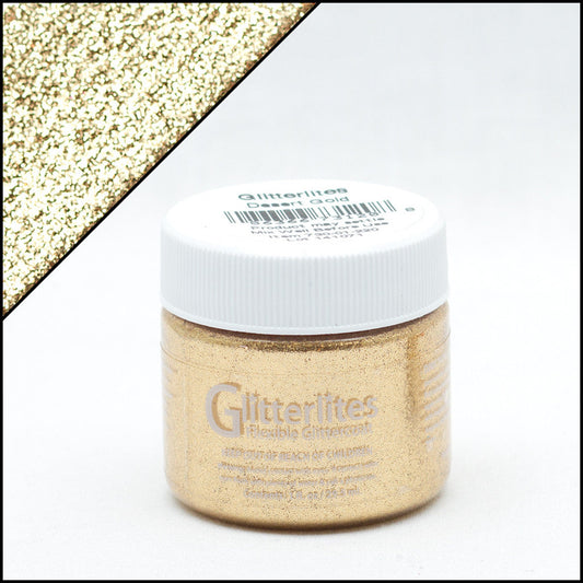 Angelus Glitterlites Desert Gold 1oz