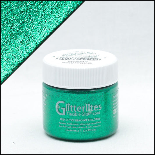 Angelus Glitterlites Emerald 1oz