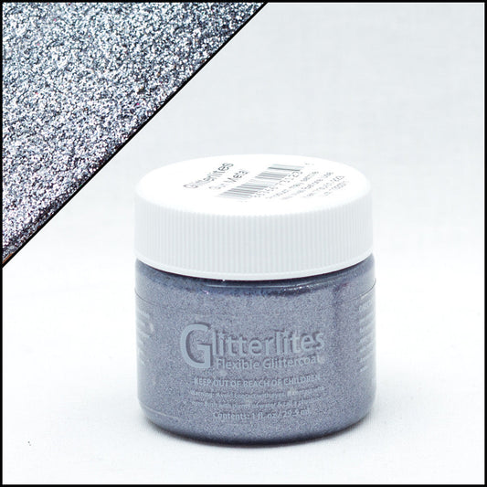 Angelus Glitterlites Gun Metal 1oz