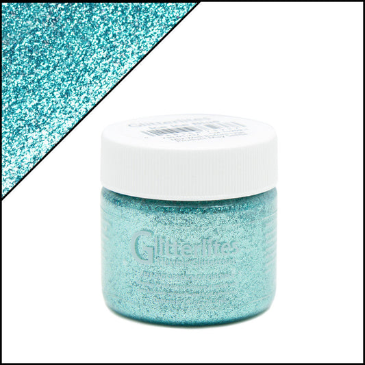 Angelus Glitterlites Ice Ice Blue 1oz
