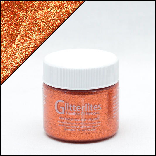 Angelus Glitterlites Orange Orange 1oz